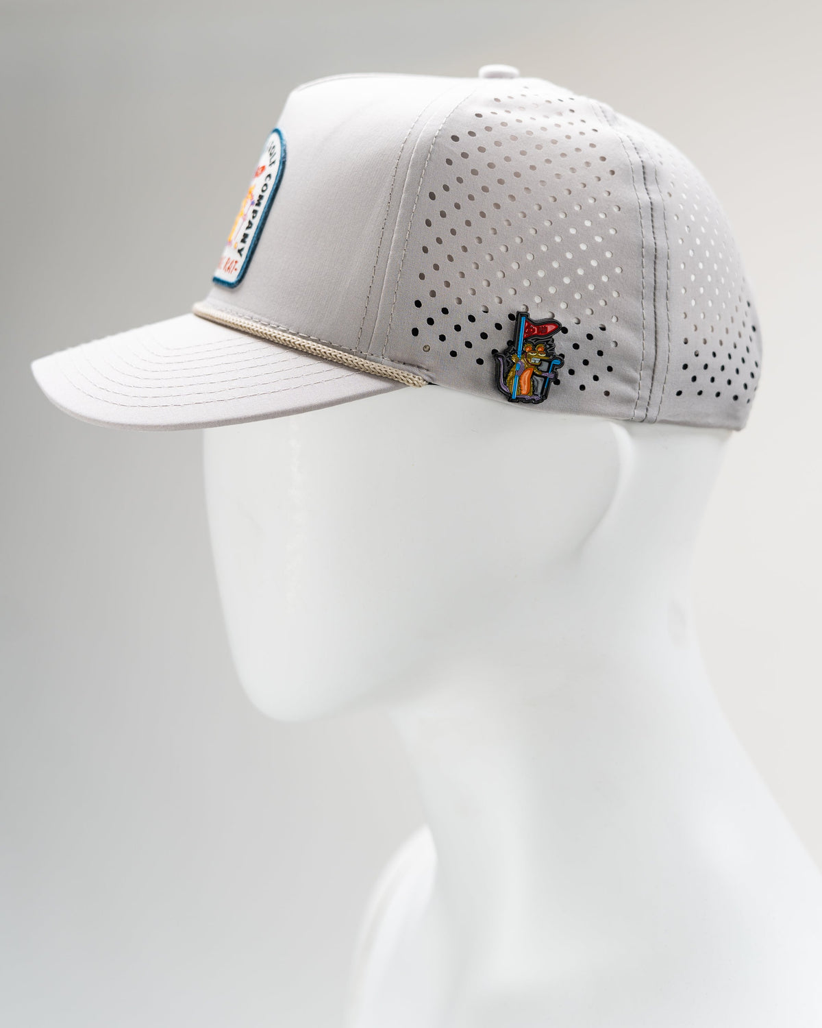 Perforated Golf Rope Hat - Range Rat - Bone