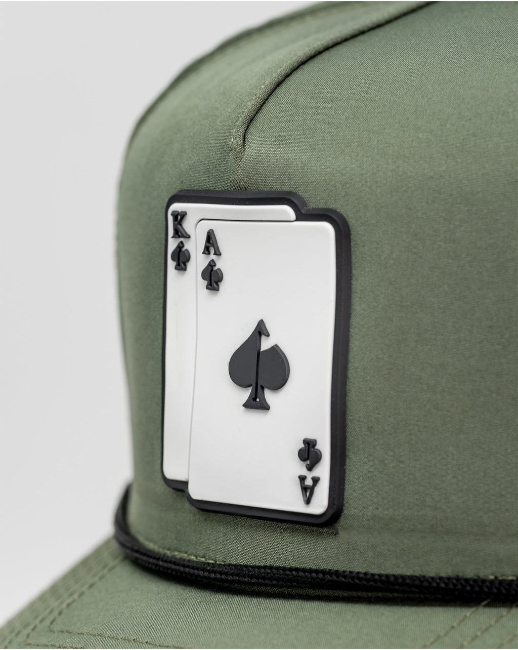 Perforated Golf Rope Hat - AK - Olive