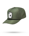 Perforated Golf Rope Hat - AK - Olive