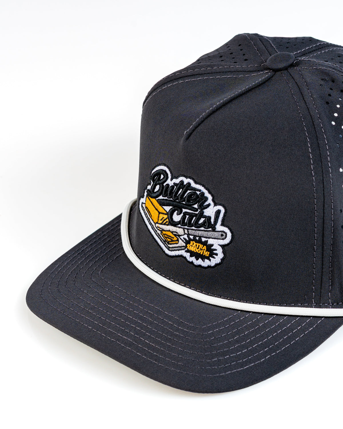 Perforated Golf Rope Hat - Butter Cut
