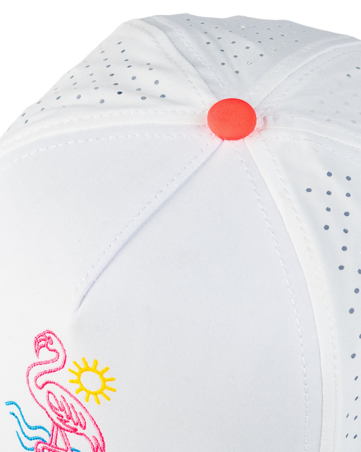 Perforated Golf Rope Hat - Flamingo