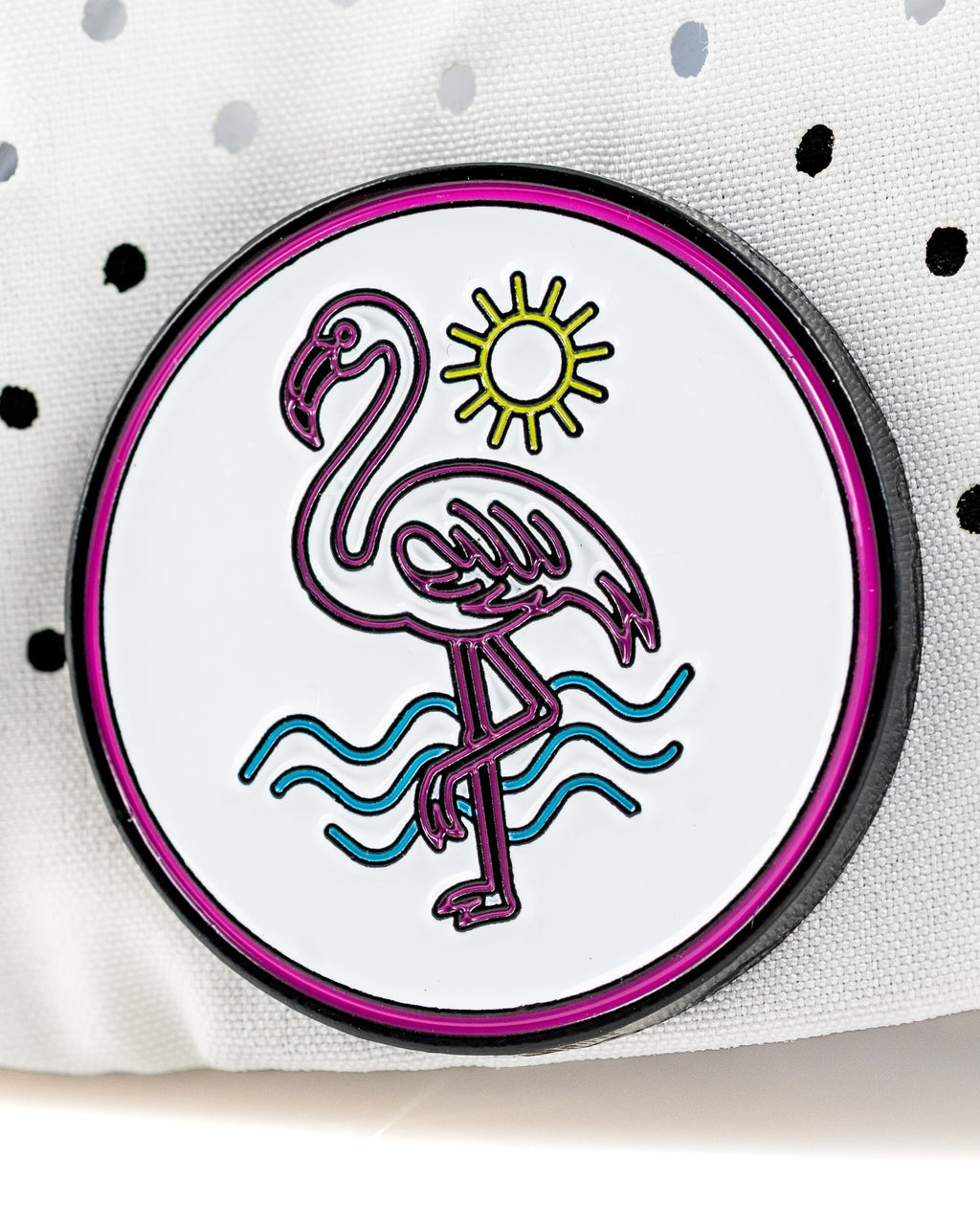 Perforated Golf Rope Hat - Flamingo