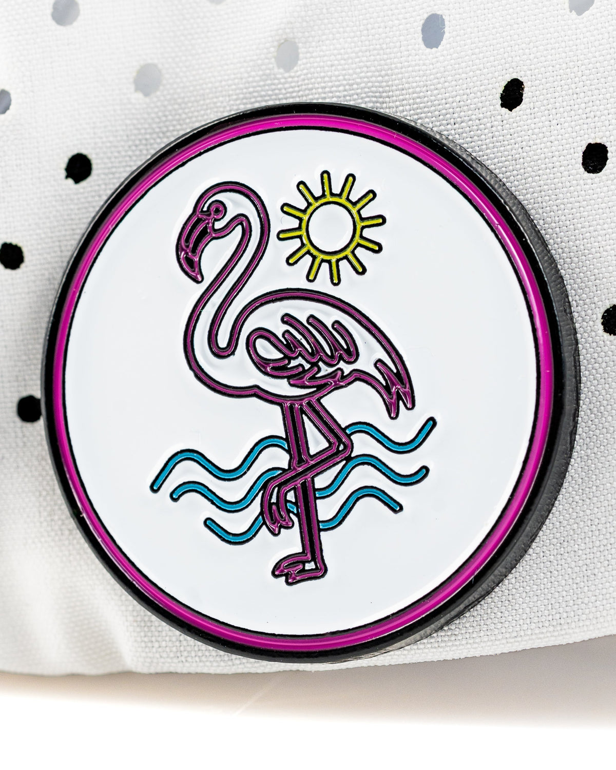 Perforated Golf Rope Hat - Flamingo
