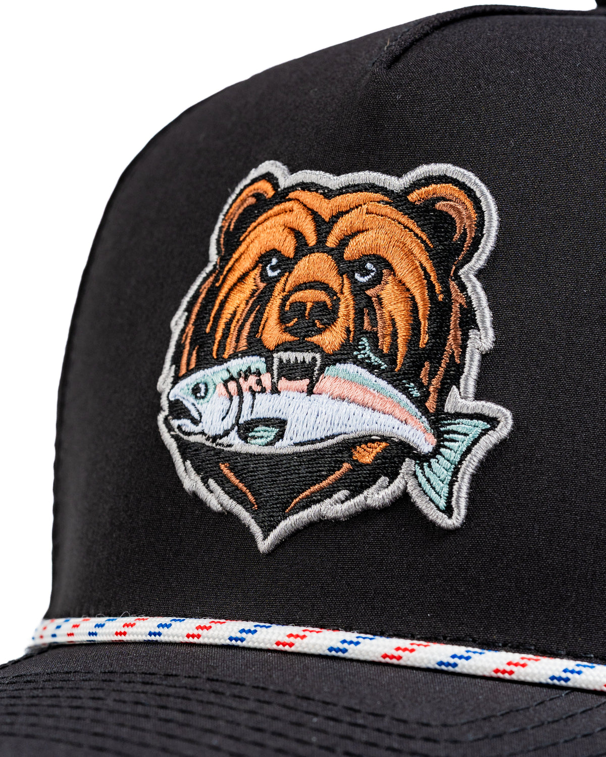 Perforated Golf Rope Hat - Grizzly