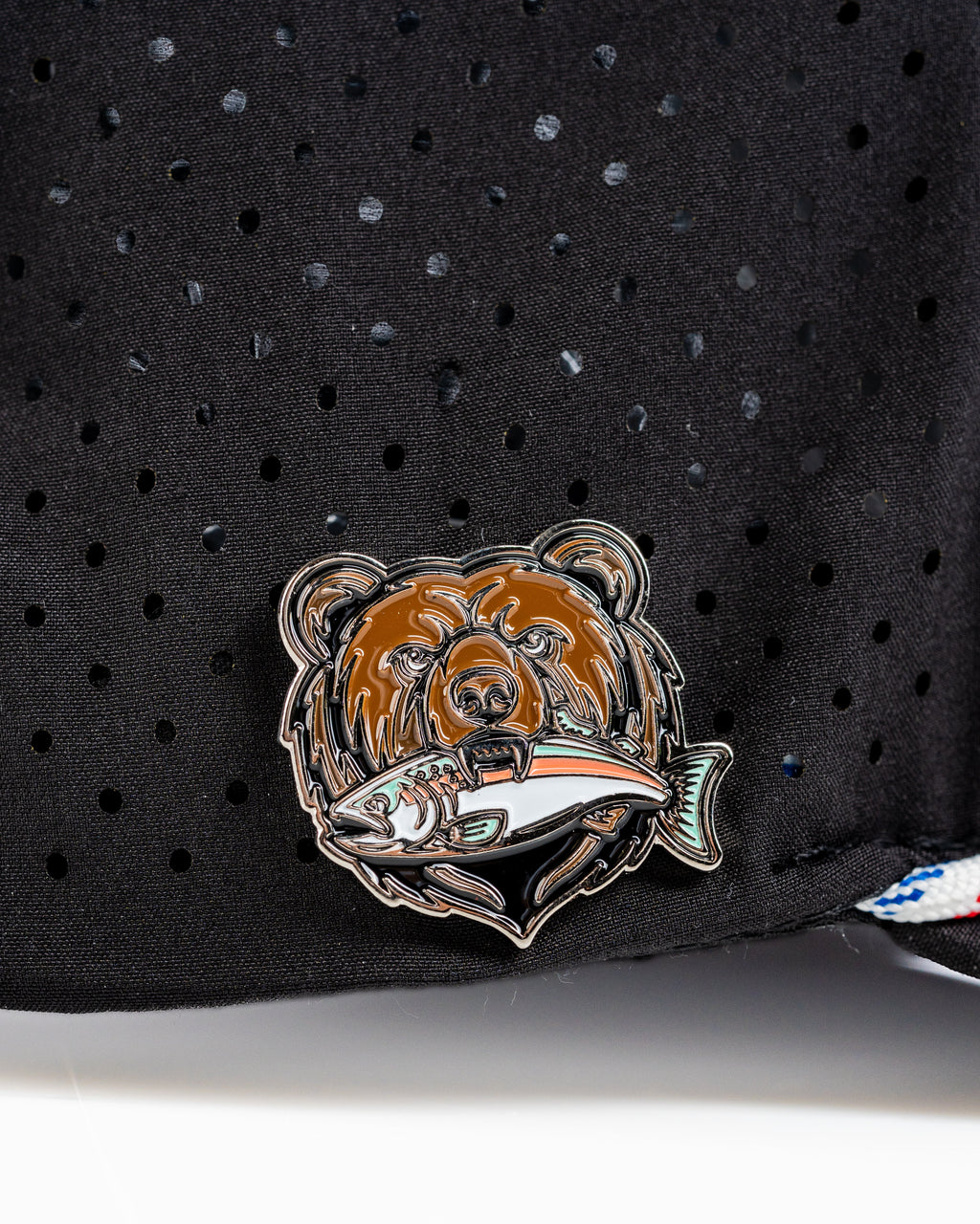Perforated Golf Rope Hat - Grizzly