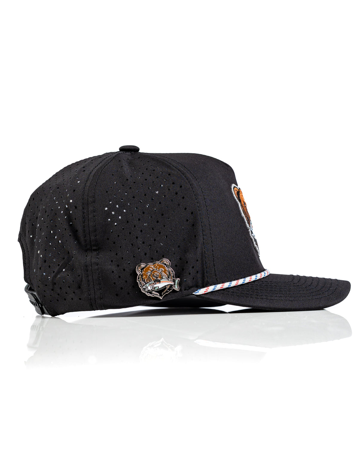Perforated Golf Rope Hat - Grizzly
