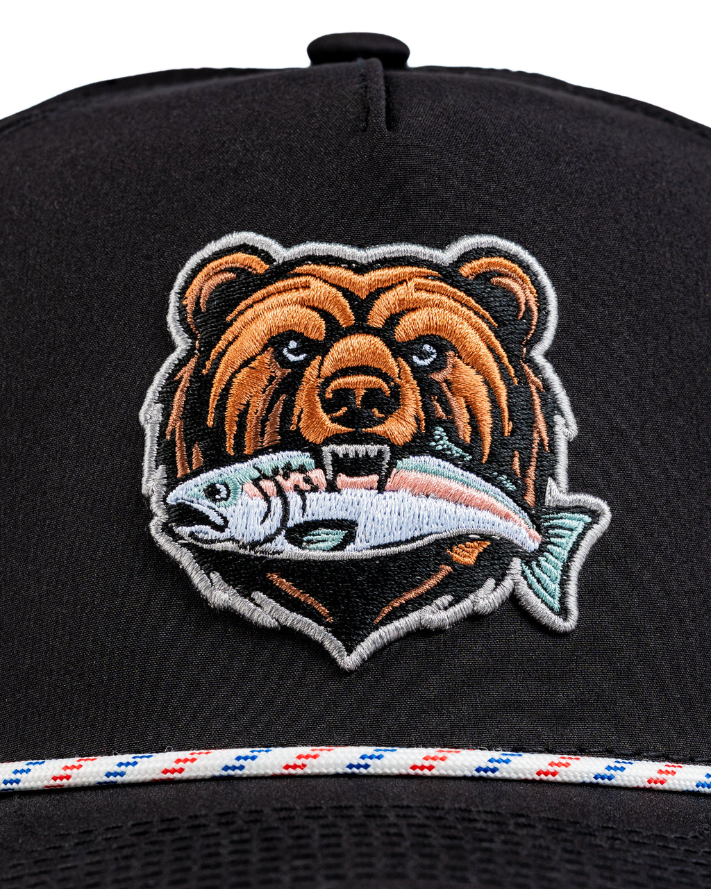 Perforated Golf Rope Hat - Grizzly