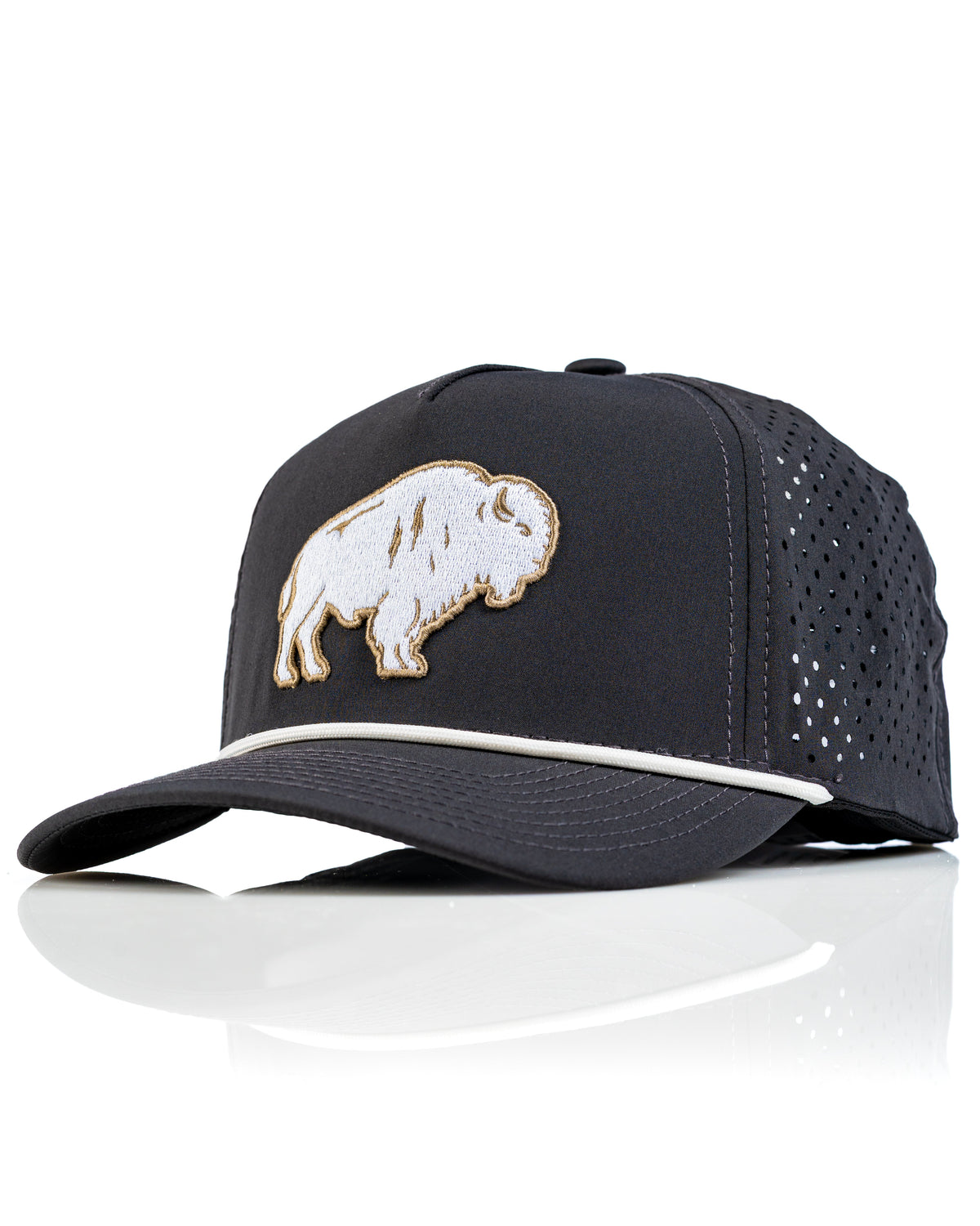 Perforated Golf Rope Hat - Great White Buffalo