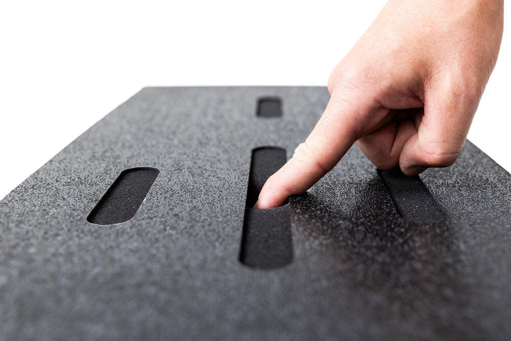 Beaver Tail Hitting Strip (30 x 12in) - The Most Realistic Golf Simulator Hitting Mat Strip for Joint Injury Prevention