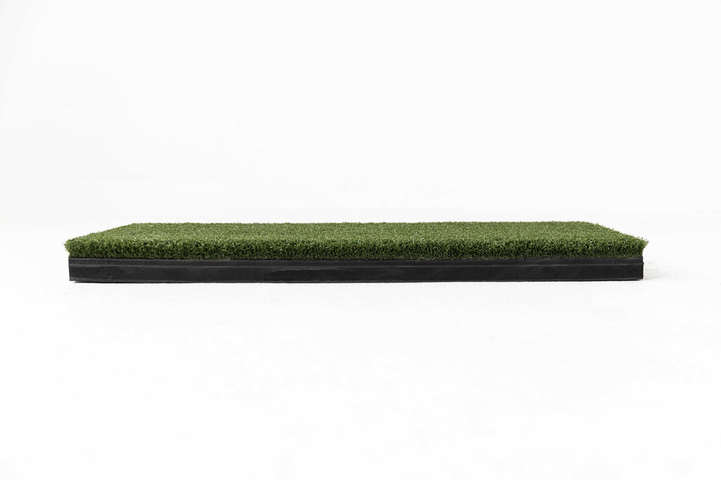 Beaver Tail Hitting Strip (30 x 12in) - The Most Realistic Golf Simulator Hitting Mat Strip for Joint Injury Prevention