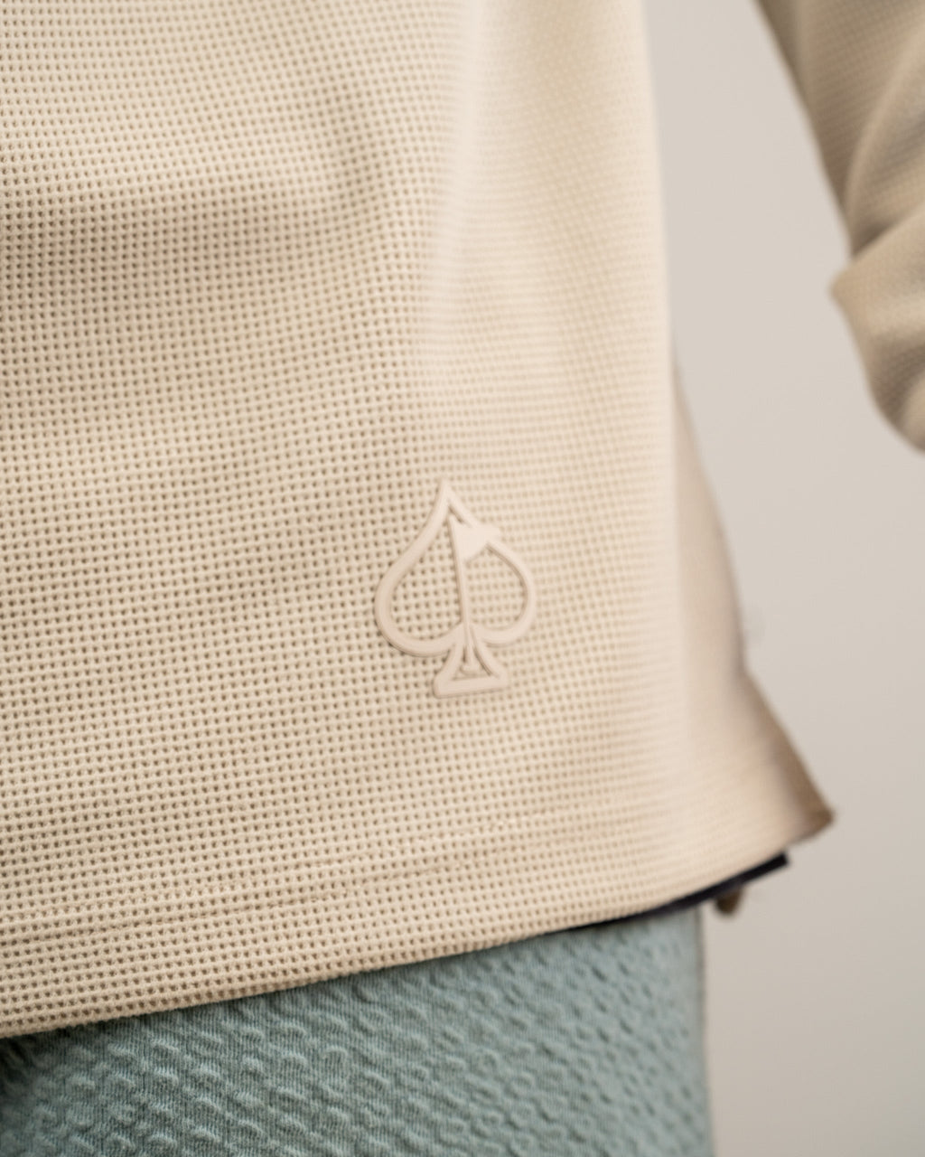 Player Preferred™ Waffle Grid Hoodie - Ivory