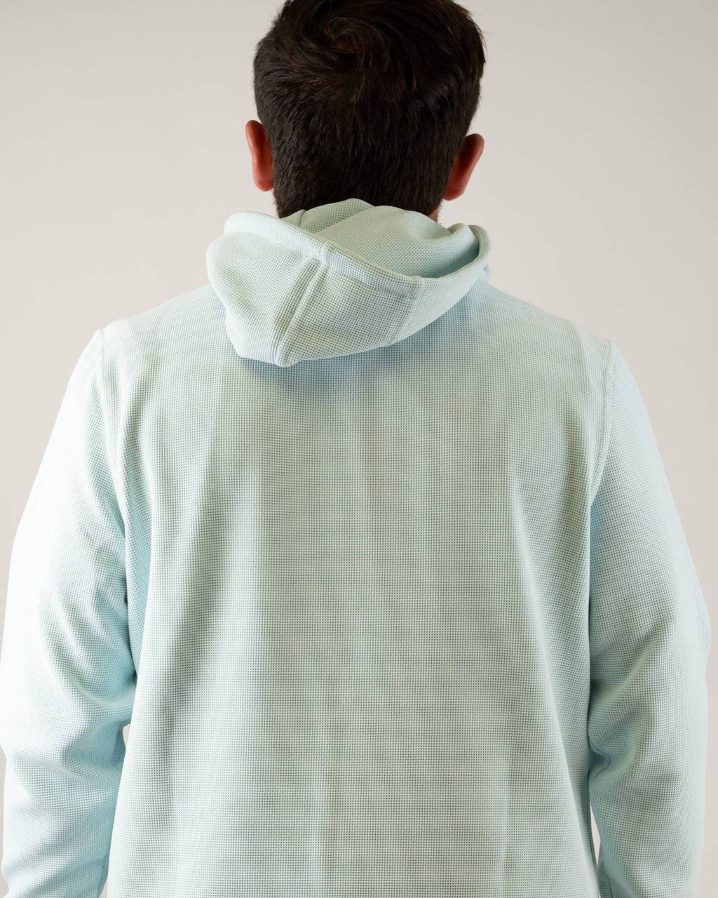 Player Preferred™ Waffle Grid Hoodie - Ice Blue