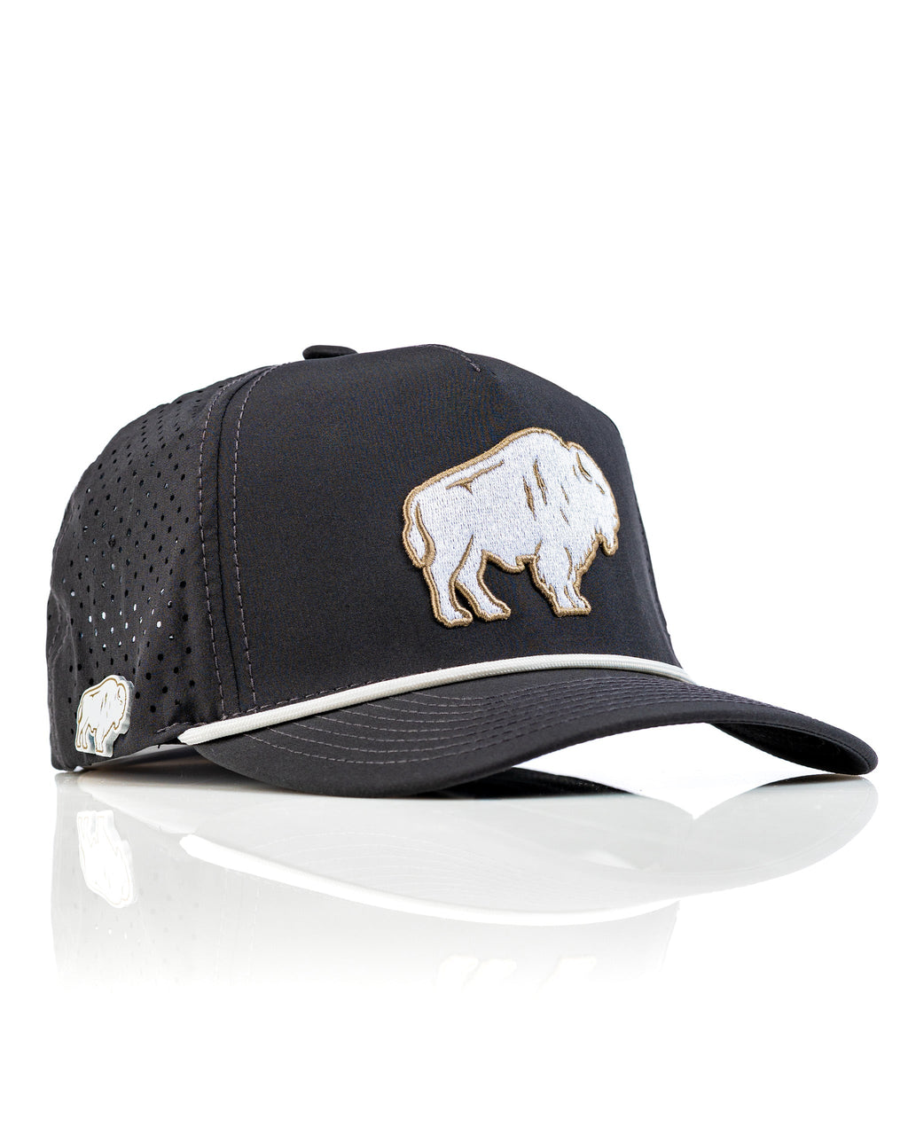 Perforated Golf Rope Hat - Great White Buffalo