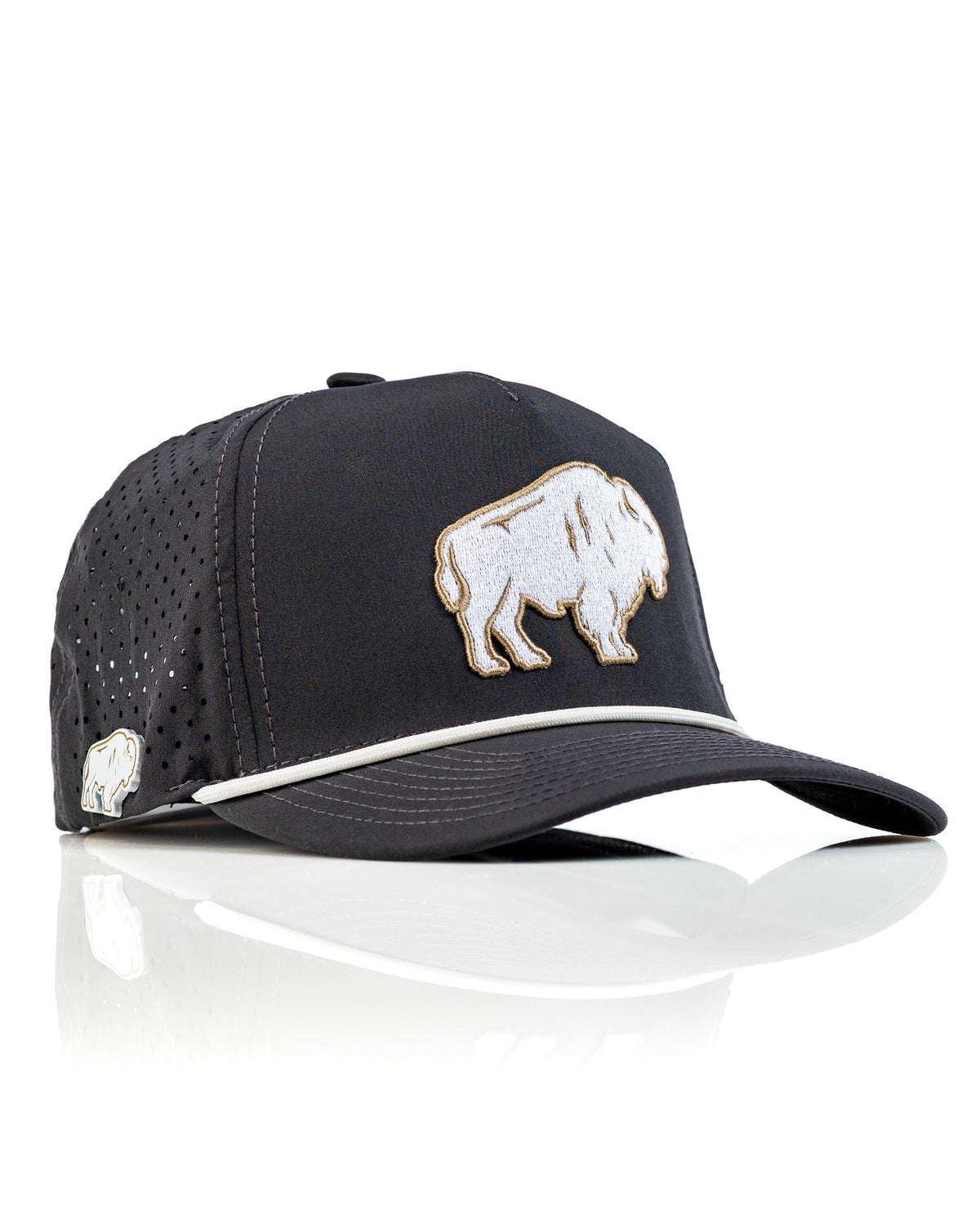 Perforated Golf Rope Hat - Great White Buffalo