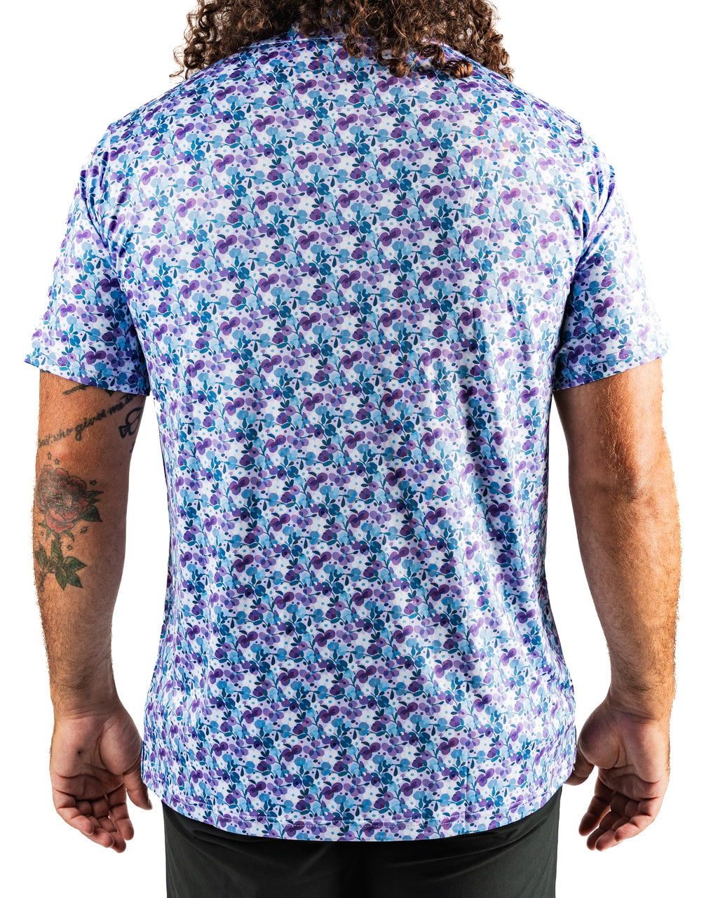 White Petals Golf Polo