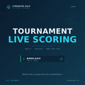 Tournament Live Scoring — Built, Hosted & Run for You