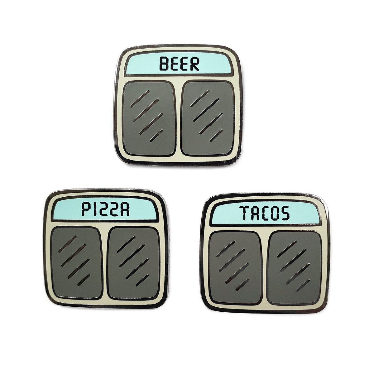Scale Enamel Pin