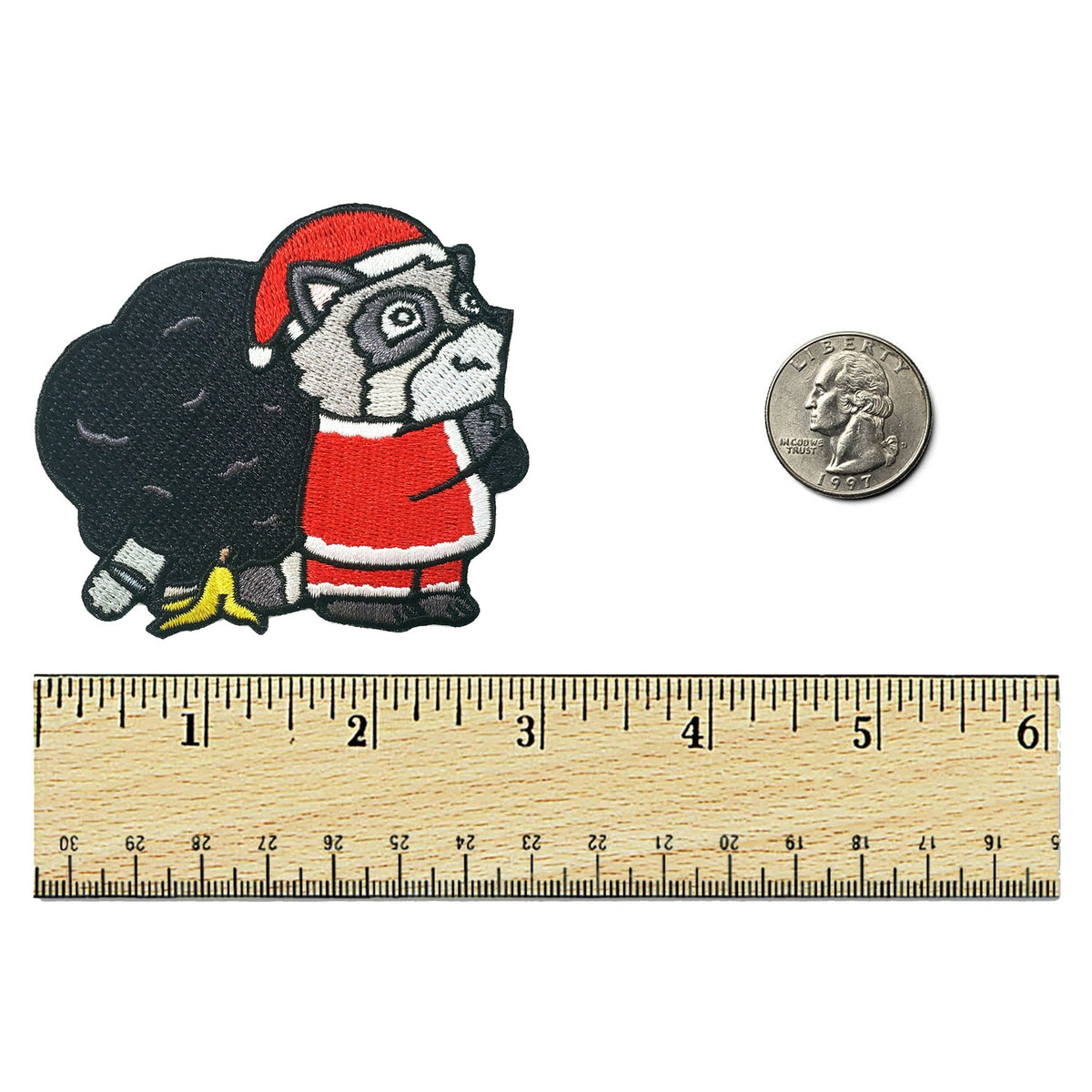 Raccoon Santa Patch