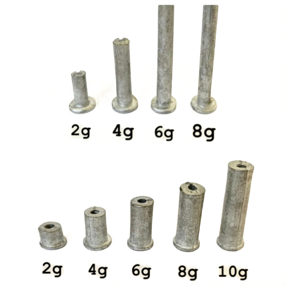 Lead Tip Weight Plugs for Woods & Irons (6/10 Pack)
